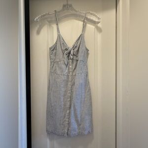 Abercrombie & Fitch Blue and White Striped Dress